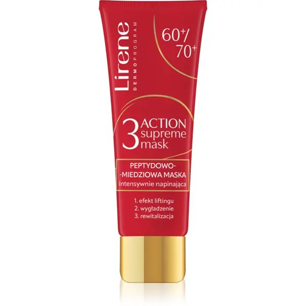 Lirene Lirene 3 Action Supreme Mask maska za lifting i učvršćivanje za zrelu kožu lica 50 ml