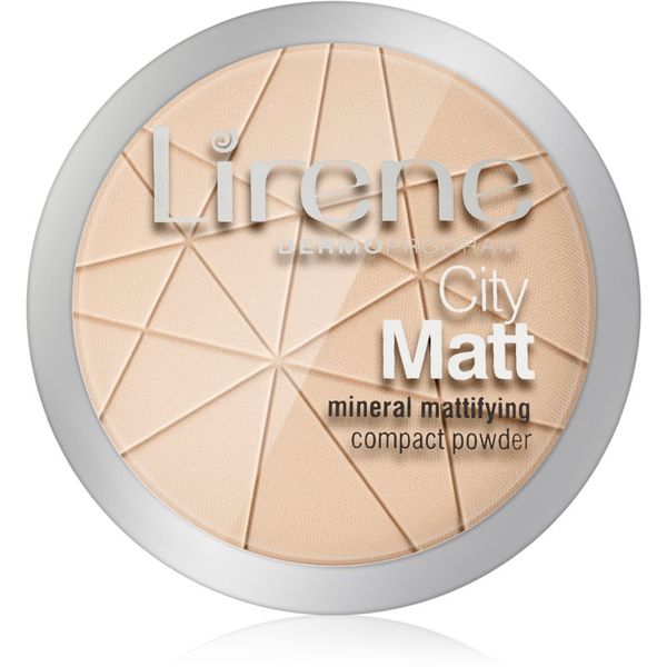 Lirene Lirene City Matt matirajući puder nijansa 01 Transparent 9 g