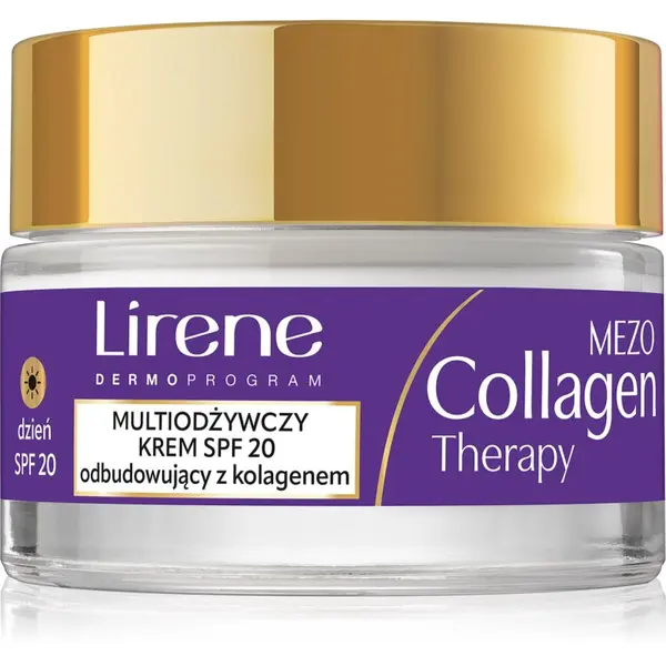 Lirene Lirene Mezo Collagen Therapy hranjiva dnevna krema za zrelu kožu lica SPF 20 50 ml