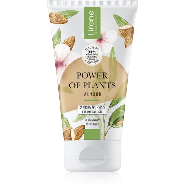Lirene Lirene Power of Plants Almond kremasti gel za čišćenje za lice 150 ml