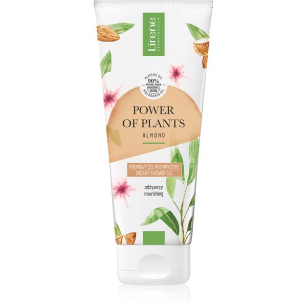 Lirene Lirene Power of Plants Almond kremasti gel za tuširanje s hranjivim učinkom 200 ml