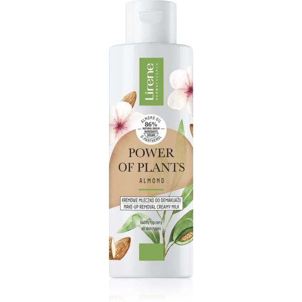 Lirene Lirene Power of Plants Almond mlijeko za skidanje šminke s pomlađujućim učinkom 200 ml