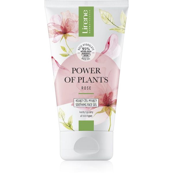 Lirene Lirene Power of Plants Rose umirujući gel za čišćenje s ružinim uljem 150 ml