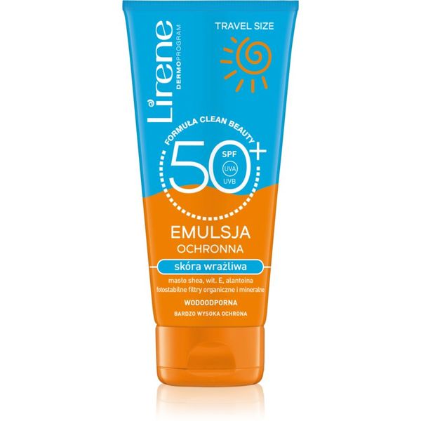 Lirene Lirene Sun umirujuća zaštitna emulzija za osjetljivu kožu lica SPF 50+ 90 ml