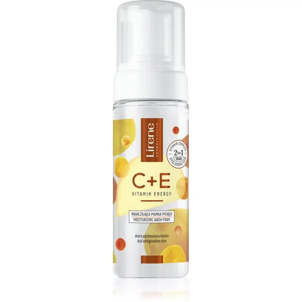 Lirene Lirene Vitamin C+E hidratantna pjena za čišćenje s vitaminima C i E 150 ml