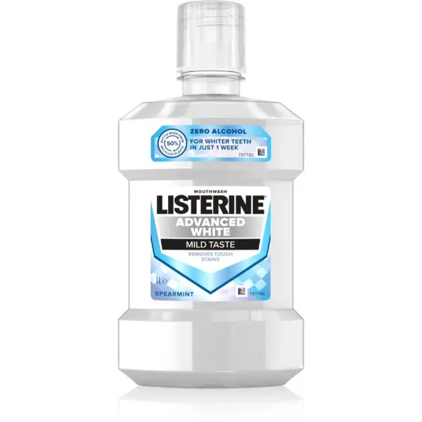 Listerine Listerine Advanced White Mild Taste vodica za usta s izbjeljujućim učinkom 1000 ml