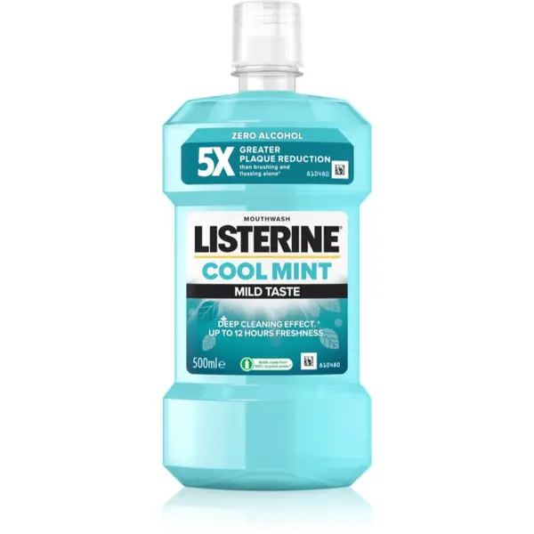 Listerine Listerine Cool Mint Mild Taste vodica za usta bez alkohola okus Cool Mint 500 ml