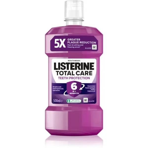 Listerine Listerine Total Care Teeth Protection vodica za usta za kompletnu zaštitu zubi 6 u 1 500 ml