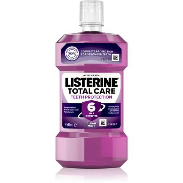 Listerine Listerine Total Care Teeth Protection vodica za usta za kompletnu zaštitu zubi i svježi dah Clean Mint 250 ml