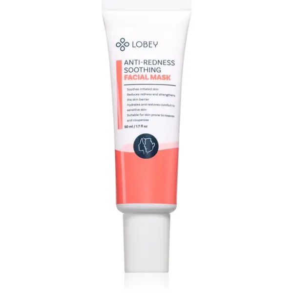 Lobey Lobey Anti-Redness Soothing umirujuća maska za lice protiv crvenila kože 50 ml