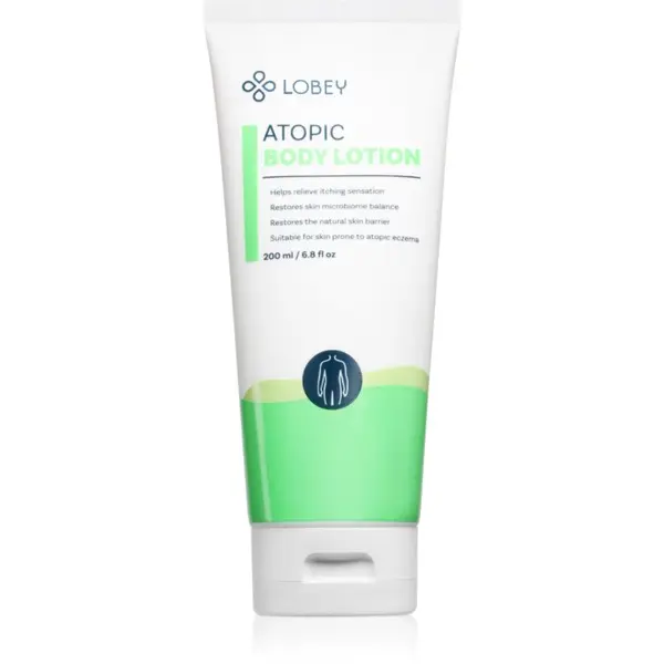 Lobey Lobey Atopic umirujuće mlijeko za tijelo za suhu i atopičnu kožu 200 ml