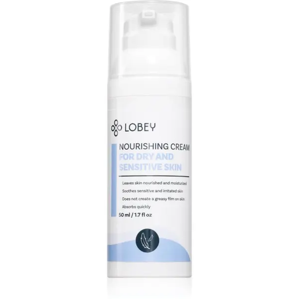 Lobey Lobey Face Care Nourishing Cream hranjiva krema za osjetljivu i suhu kožu lica 50 ml