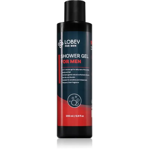Lobey Lobey For Men gel za tuširanje za muškarce 2 u 1 200 ml