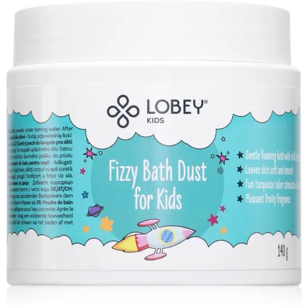Lobey Lobey Kids Fizzy Bath Dust sredstvo za kupku za djecu 140 g