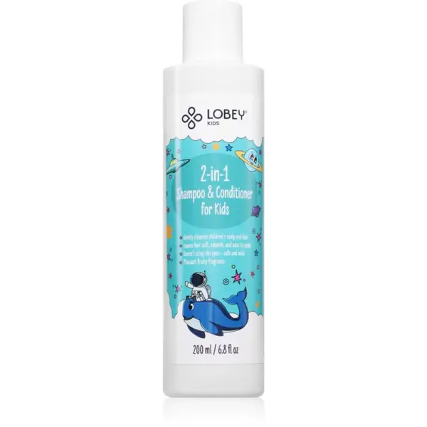 Lobey Lobey Kids šampon i regenerator 2 u 1 za djecu 200 ml