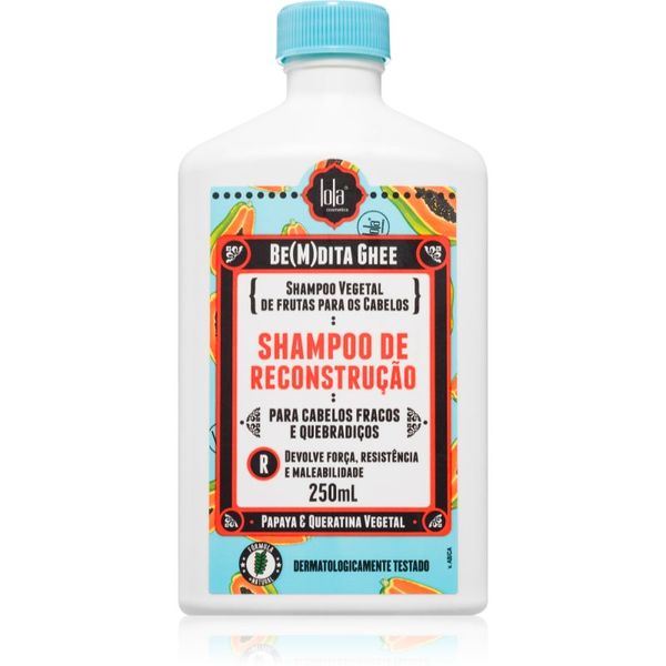 Lola Cosmetics Lola Cosmetics BE(M)DITA GHEE SHAMPOO RECONSTRUÇÃO regenerirajući šampon za slabu kosu 250 ml
