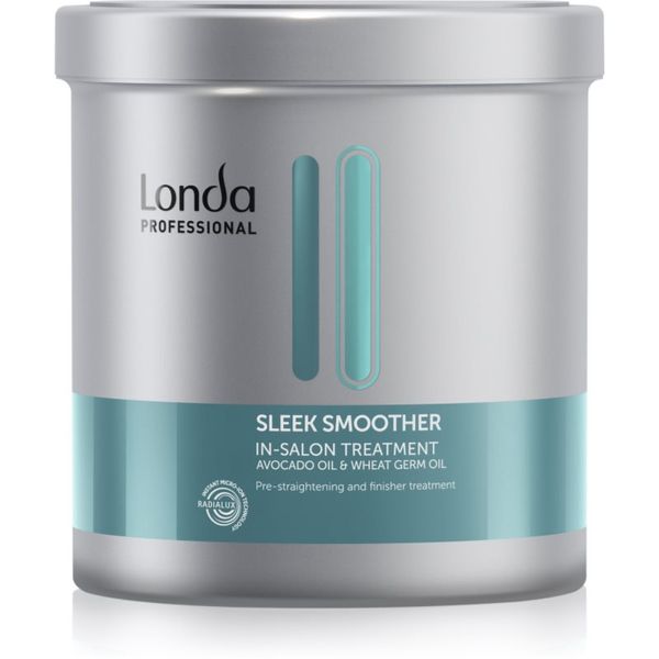 Londa Professional Londa Professional Sleek Smoother In-Salon Treatment maska za hidrataciju i zaglađivanje za neposlušnu i anti-frizz kosu 750 ml