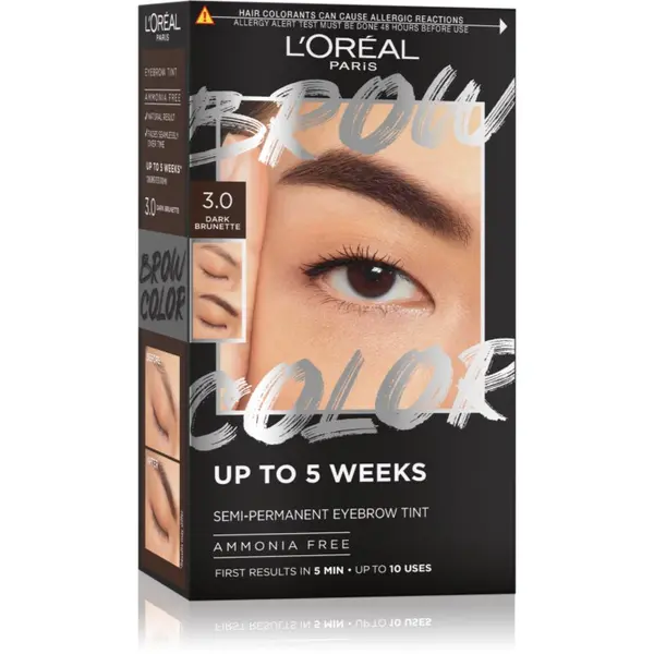 L’Oréal Paris L’Oréal Paris Brow Color boja za obrve nijansa 3.0 Dark Brunette 1 kom
