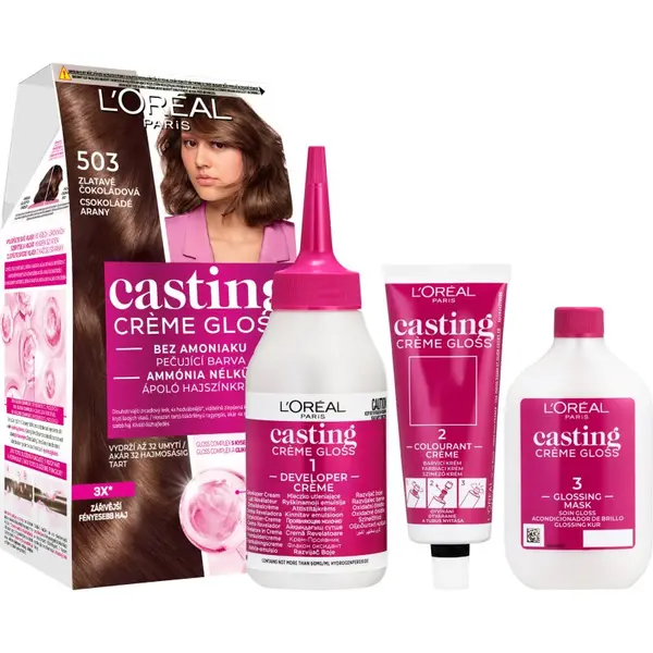 L’Oréal Paris L’Oréal Paris Casting Creme Gloss boja za kosu nijansa 503 Gold Choco 1 kom