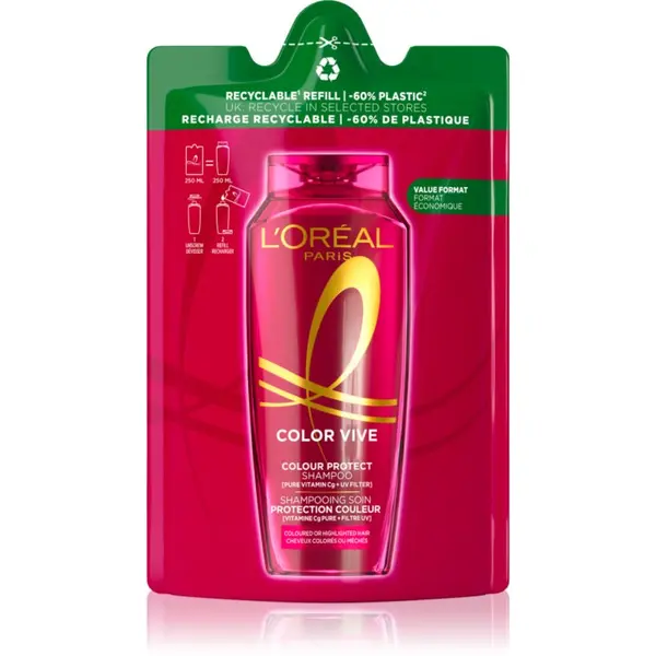 L’Oréal Paris L’Oréal Paris Elseve Color-Vive šampon za obojenu kosu Refill 250 ml
