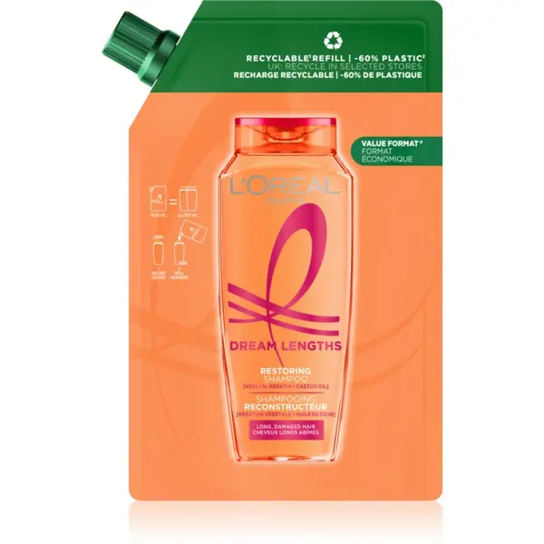 L’Oréal Paris L’Oréal Paris Elseve Dream Long obnavljajući šampon Refill 500 ml