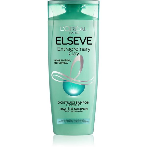 L’Oréal Paris L’Oréal Paris Elseve Extraordinary Clay šampon za masnu kosu 400 ml