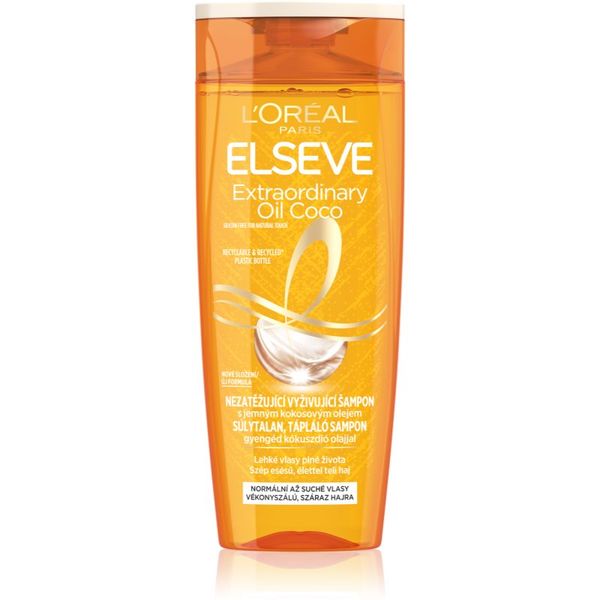 L’Oréal Paris L’Oréal Paris Elseve Extraordinary Oil Coconut hranjivi šampon za normalnu i suhu kosu 400 ml