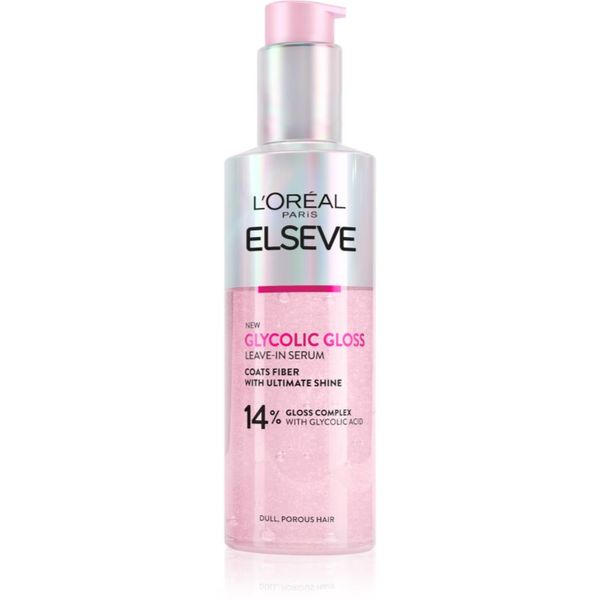 L’Oréal Paris L’Oréal Paris Elseve Glycolic Gloss serum bez ispiranja za jačanje i sjaj kose 150 ml