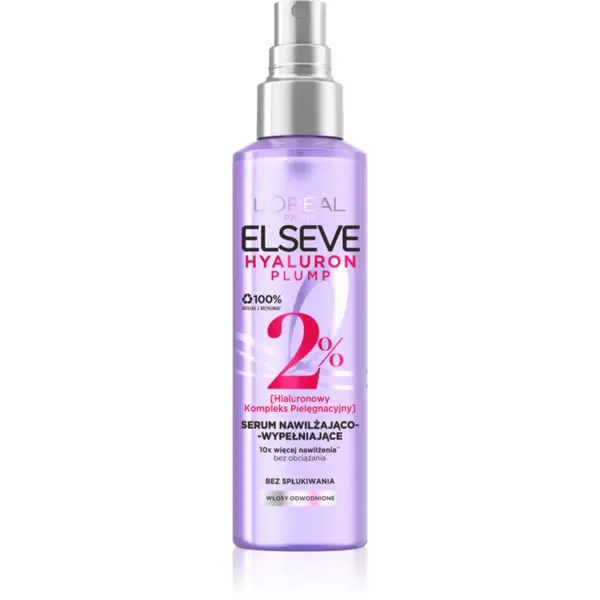 L’Oréal Paris L’Oréal Paris Elseve Hyaluron Plump serum za kosu s hijaluronskom kiselinom 150 ml
