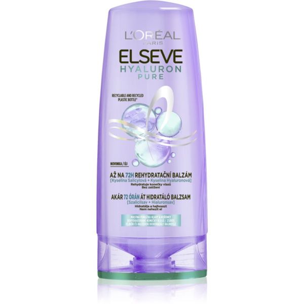 L’Oréal Paris L’Oréal Paris Elseve Hyaluron Pure balzam za kosu za masno vlasište i suhe vrhove 200 ml
