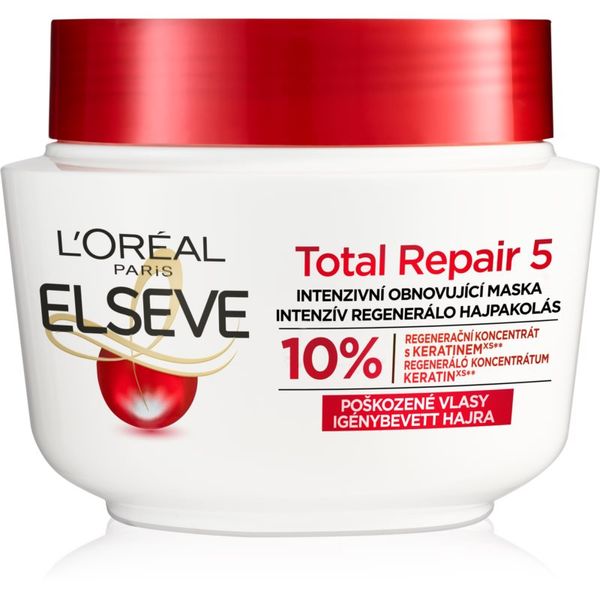 L’Oréal Paris L’Oréal Paris Elseve Total Repair 5 regenerirajuća maska za kosu s keratinom 300 ml
