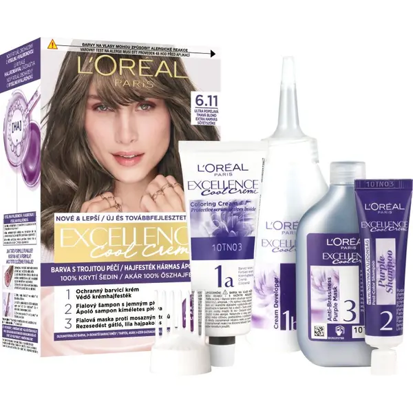L’Oréal Paris L’Oréal Paris Excellence Cool Creme boja za kosu nijansa 6.11 Ultra Ash Dark Blond 1 kom