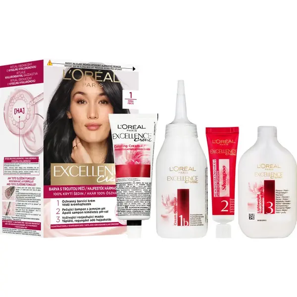 L’Oréal Paris L’Oréal Paris Excellence Creme boja za kosu nijansa 1 1 kom