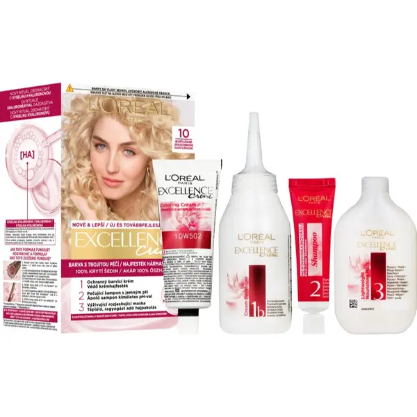 L’Oréal Paris L’Oréal Paris Excellence Creme boja za kosu nijansa 10 1 kom