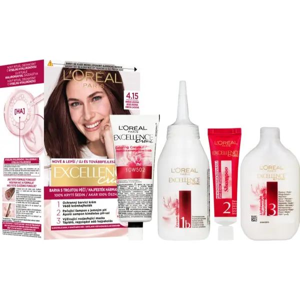 L’Oréal Paris L’Oréal Paris Excellence Creme boja za kosu nijansa 4.15 1 kom