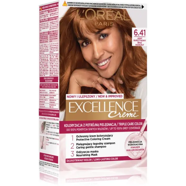 L’Oréal Paris L’Oréal Paris Excellence Creme boja za kosu nijansa 6.41 Noisette 1 kom