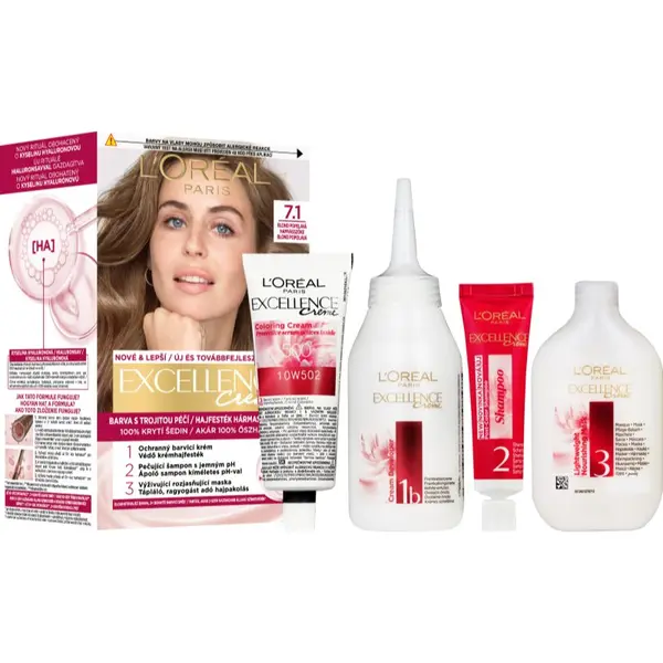 L’Oréal Paris L’Oréal Paris Excellence Creme boja za kosu nijansa 7.1 1 kom