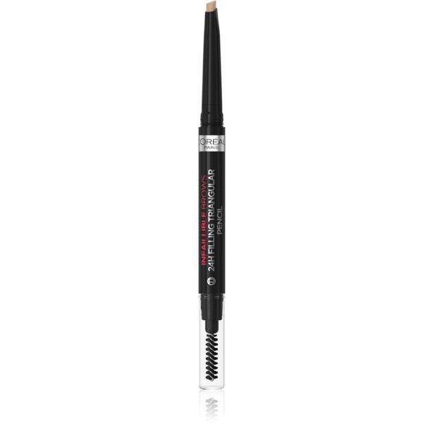 L’Oréal Paris L’Oréal Paris Infaillible 24h Filling Triangular Pencil precizna olovka za obrve vodootporna nijansa 07 Blonde 1 ml