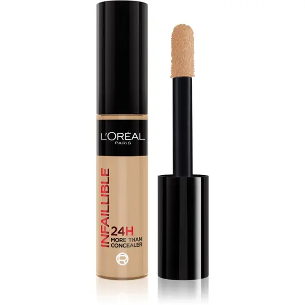 L’Oréal Paris L’Oréal Paris Infaillible 24h More Than Concealer prekrivajući korektor s mat efektom nijansa 329 Cashew / Warm Dore 11 ml