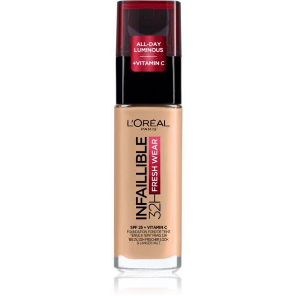 L’Oréal Paris L’Oréal Paris Infaillible 32H Fresh Wear dugotrajni tekući puder nijansa 120 Vanilla 30 ml