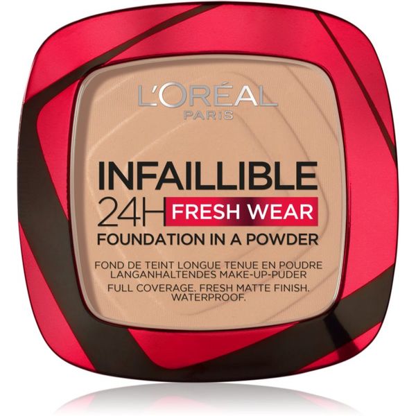 L’Oréal Paris L’Oréal Paris Infaillible Fresh Wear 24h puder u prahu nijansa 120 Vanilla 9 g