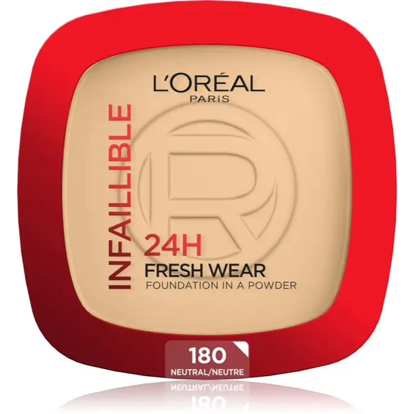 L’Oréal Paris L’Oréal Paris Infaillible Fresh Wear 24h puder u prahu nijansa 180 Neutral 9 g