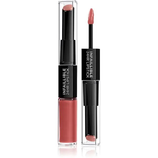 L’Oréal Paris L’Oréal Paris Infallible 24H dugotrajni ruž i sjajilo za usne 2 u 1 nijansa 801 Toujours Toffee 5,7 g