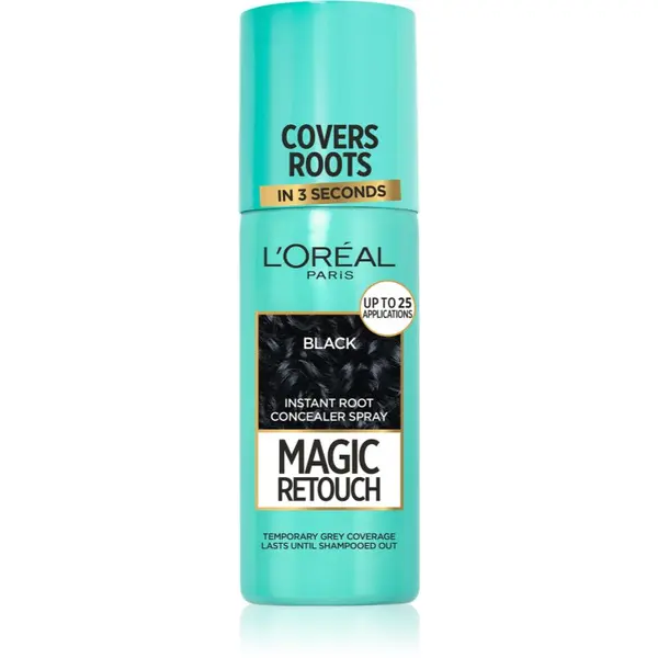 L’Oréal Paris L’Oréal Paris Magic Retouch instant sprej za prekrivanje izrasta nijansa Black 75 ml