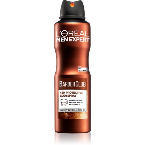 L’Oréal Paris L’Oréal Paris Men Expert Barber Club osvježavajući dezodorans u spreju za muškarce 150 ml