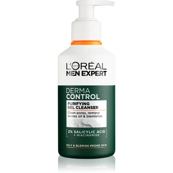 L’Oréal Paris L’Oréal Paris Men Expert Derma Control gel za čišćenje s niacinamidom 260 ml