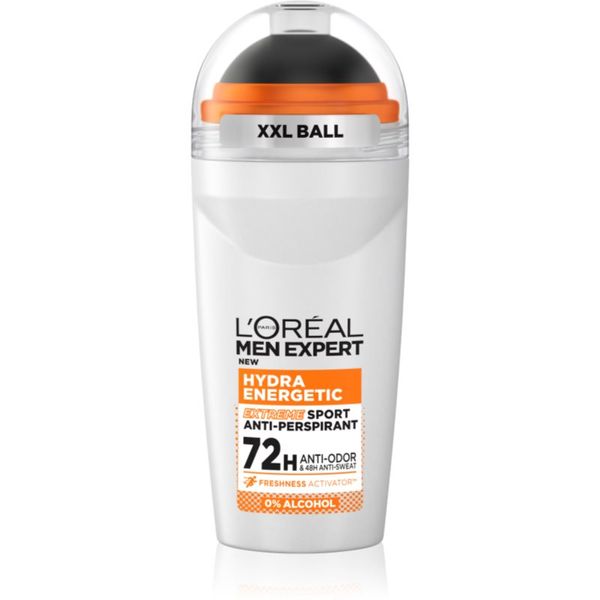 L’Oréal Paris L’Oréal Paris Men Expert Hydra Energetic antiperspirant roll-on protiv neugodnih mirisa i znojenja 50 ml