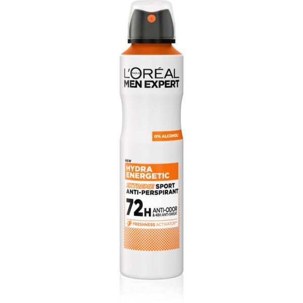 L’Oréal Paris L’Oréal Paris Men Expert Hydra Energetic antiperspirant u spreju protiv neugodnih mirisa i znojenja 150 ml