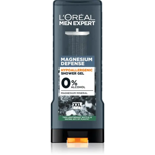 L’Oréal Paris L’Oréal Paris Men Expert Magnesium Defence hipoalergeni gel za tuširanje za muškarce 400 ml