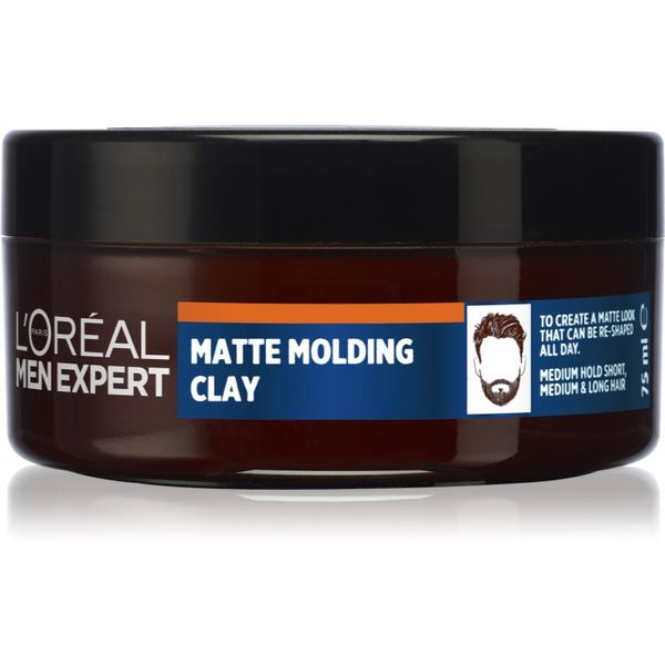 L’Oréal Paris L’Oréal Paris Men Expert Messy Hair glina za stiliziranje kose s mat efektom 75 ml